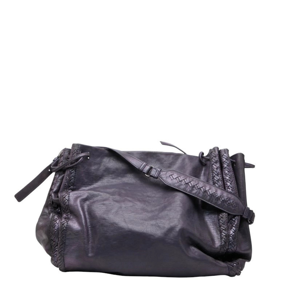 Bottega Veneta Crossbody Bag Purple Leather Bottega Veneta